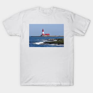 Longstone Lighthouse on the Farne Islands, Northumberland, UK T-Shirt